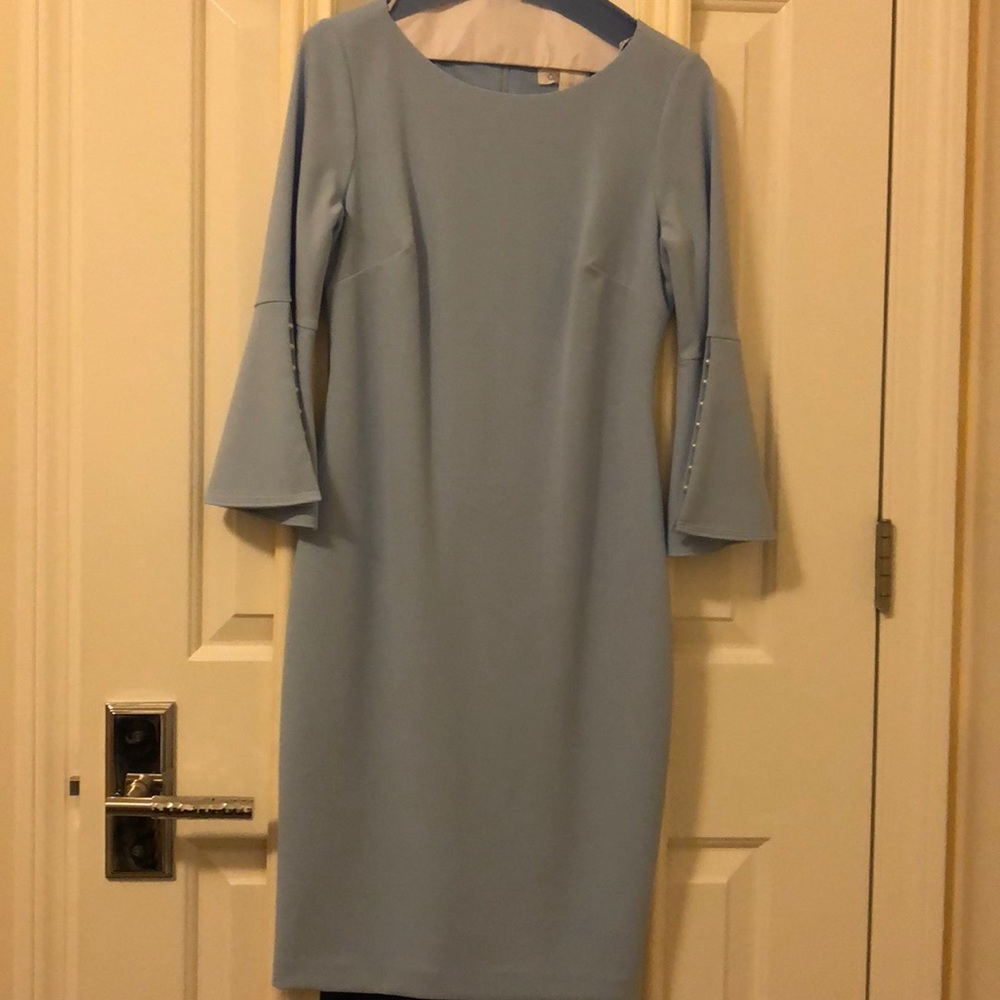 Calvin Klein size 4 blue elegant dress